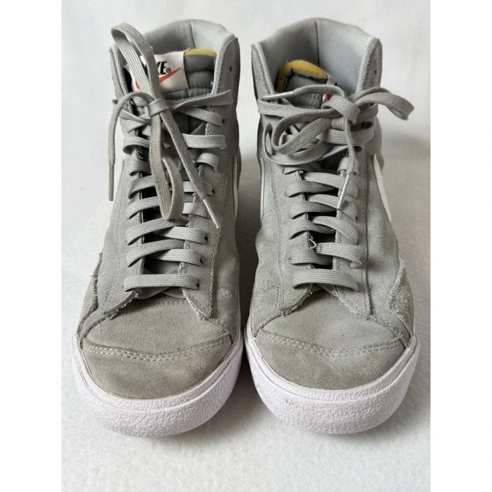Nike Blazer Mid '77 Vintage Suede Gray White Men's 8.5 Sneakers CI1172-004